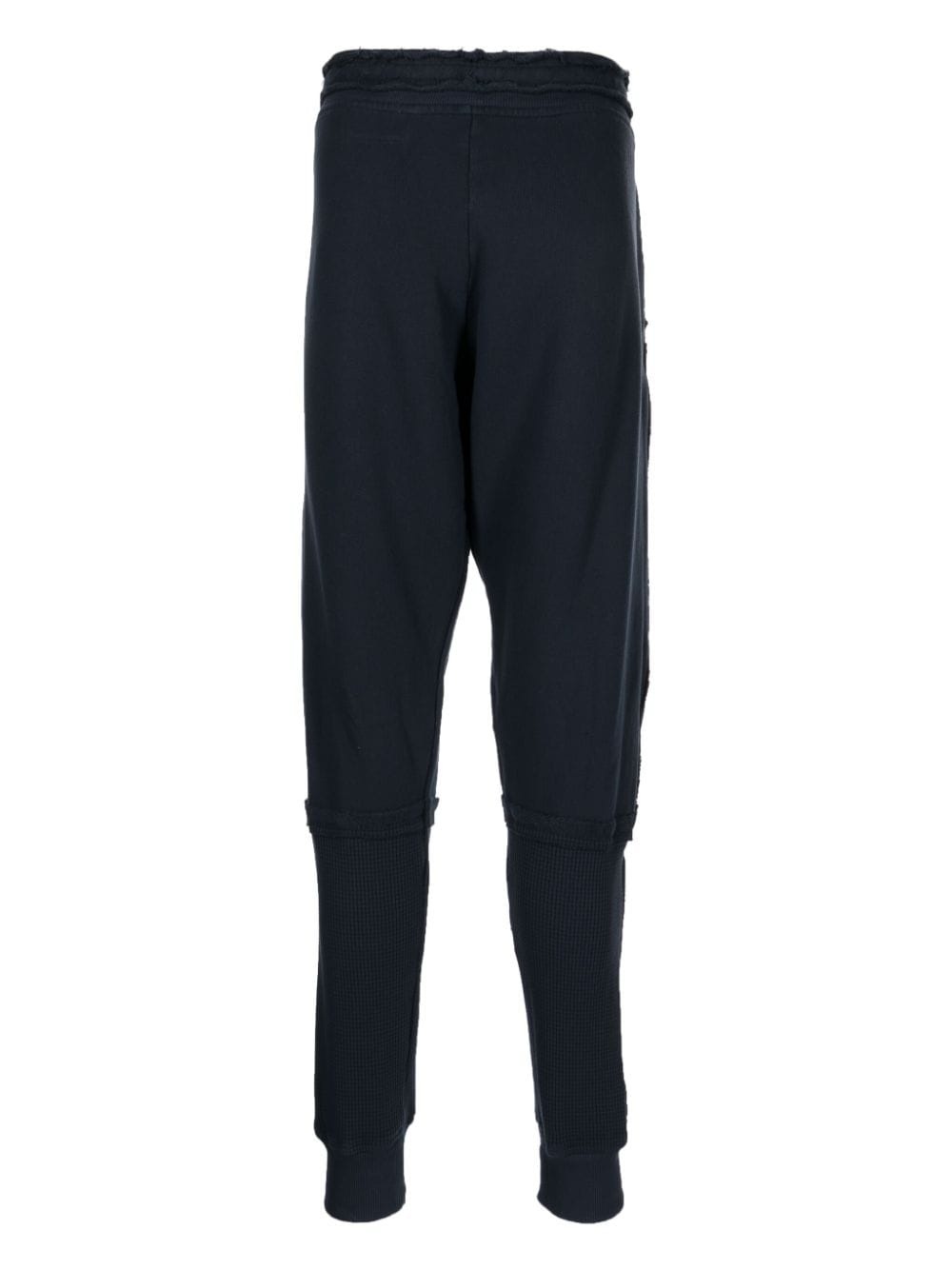 stretch-cotton drawstring-waistband track pants - 2