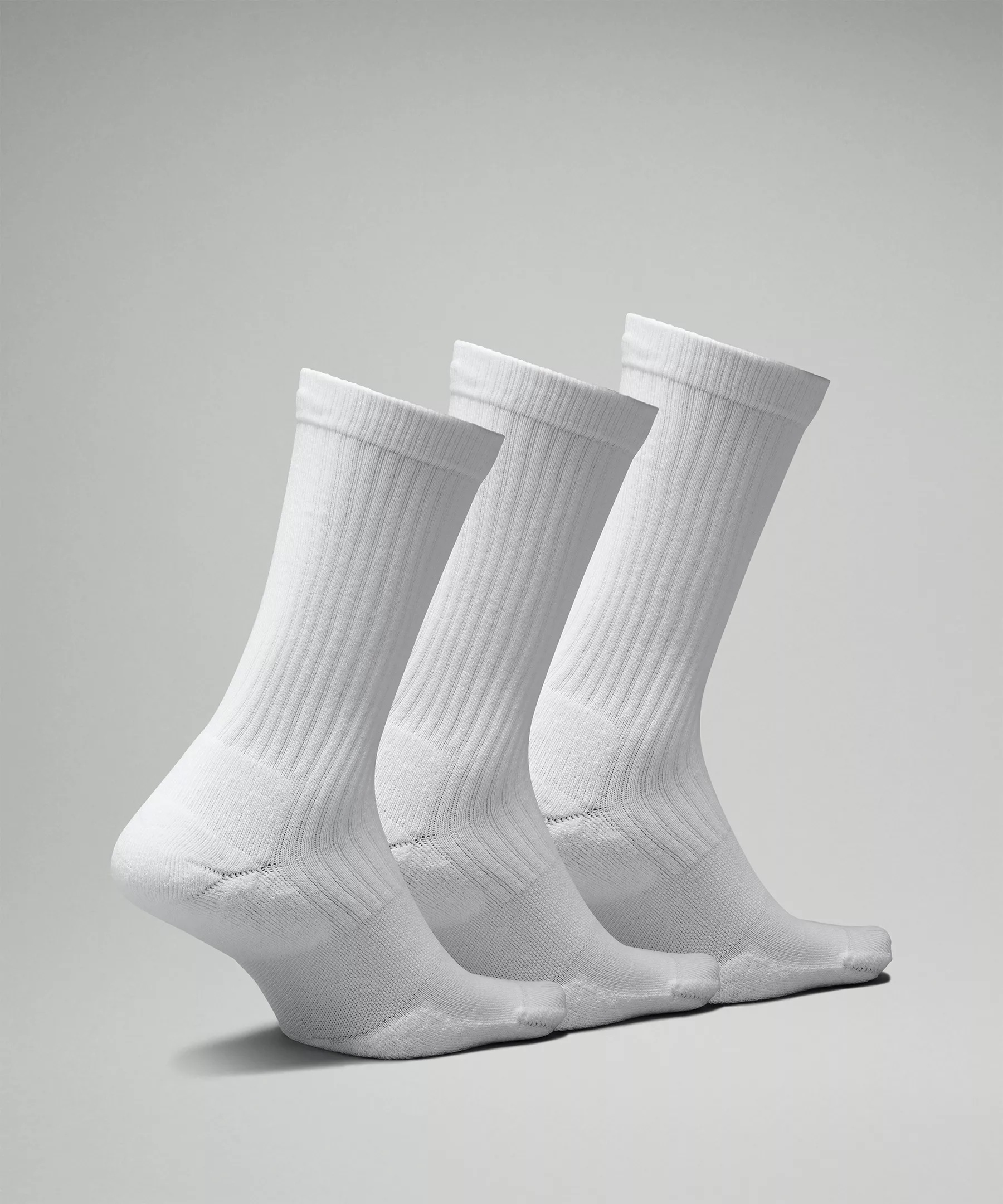 Men's Daily Stride Ribbed Comfort Crew Socks *3 Pack - 3