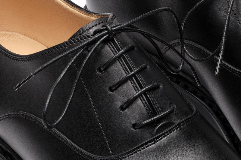 Montaigne Black Silk - Leather And Rubber Sole 6