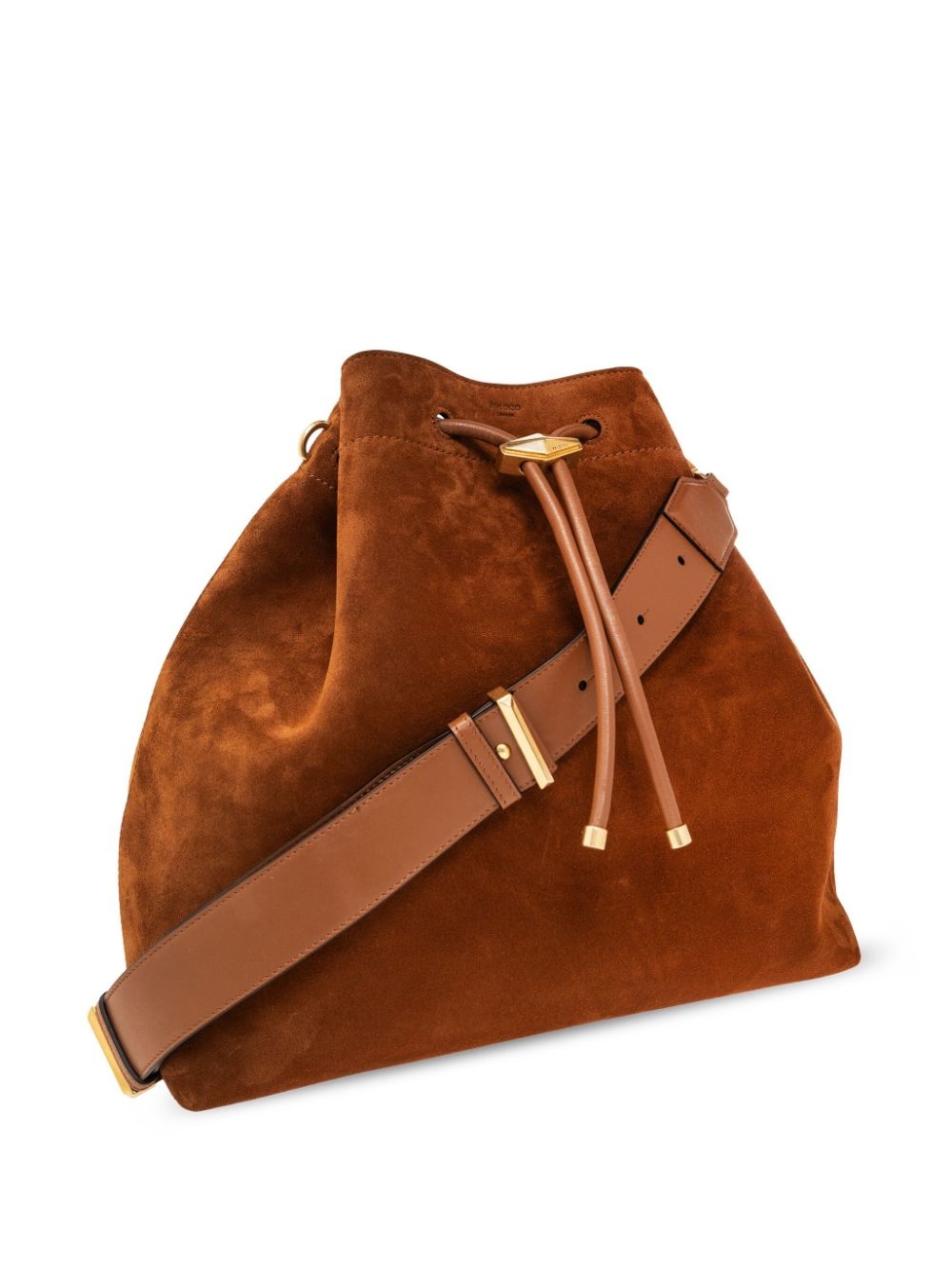 large Cinch suede bucket bag - 4