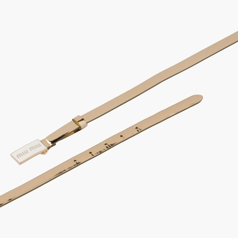 Brushed leather belt 6