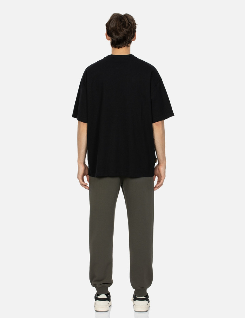 EVISU LOGO AND SEAGULL APPLIQUE REGULAR FIT SWEATPANTS outlook