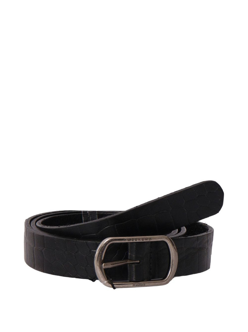 WEEKEND Max Mara Vignola embossed leather belt outlook