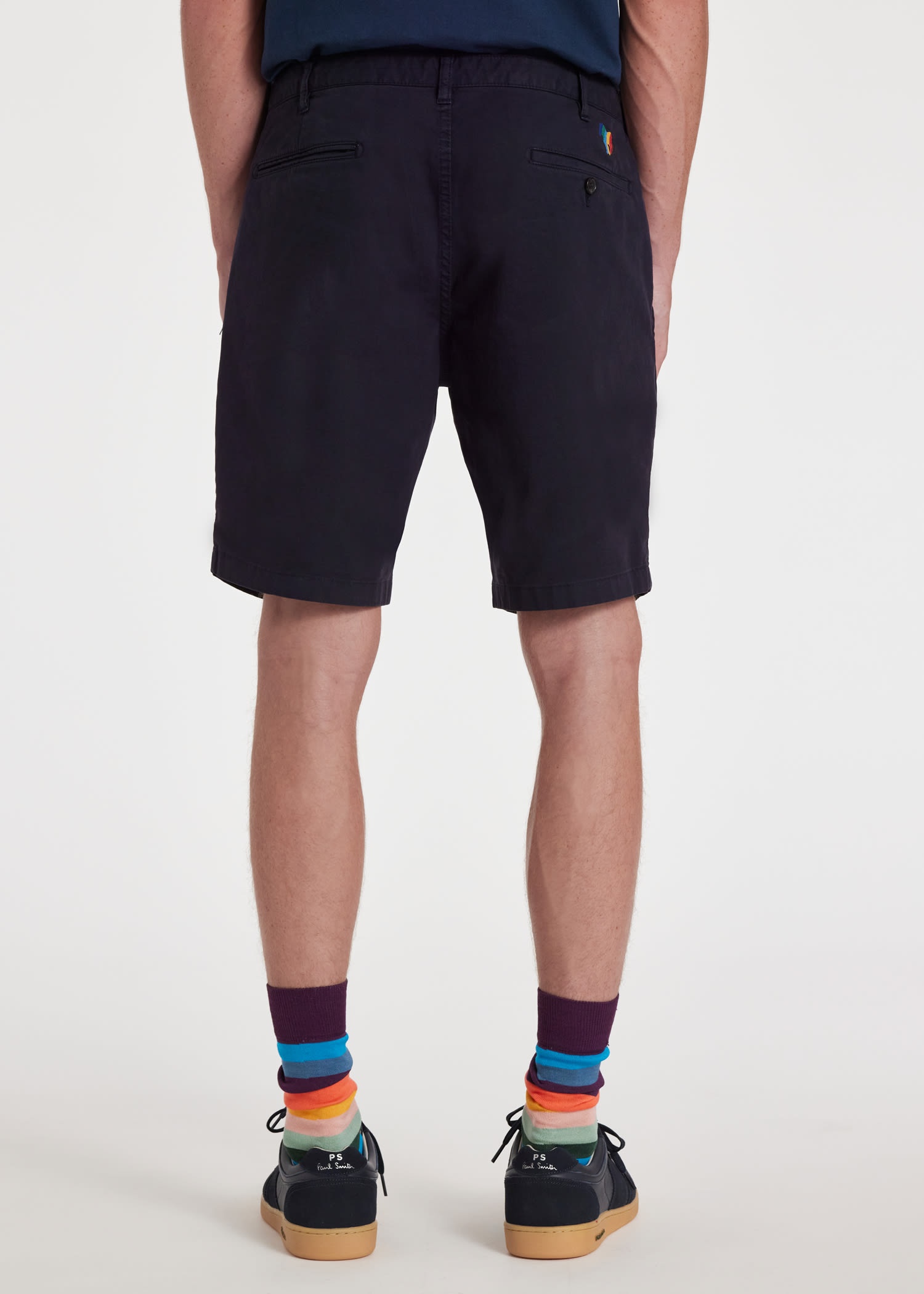 Cotton-Blend Zebra Logo Shorts - 4