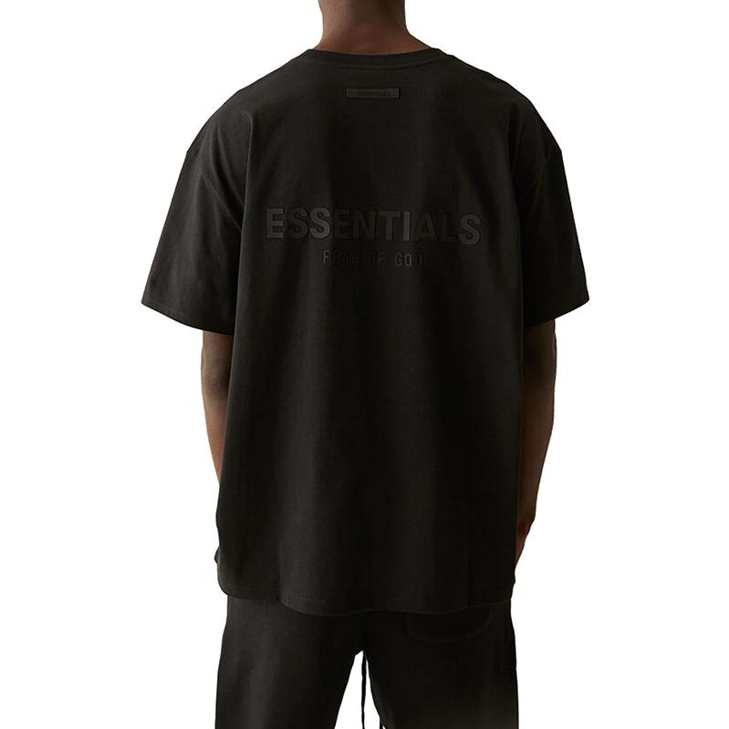 Fear of God Essentials SS21 Short Sleeve Tee Stretch Limo Black FOG-SS21-629 - 5