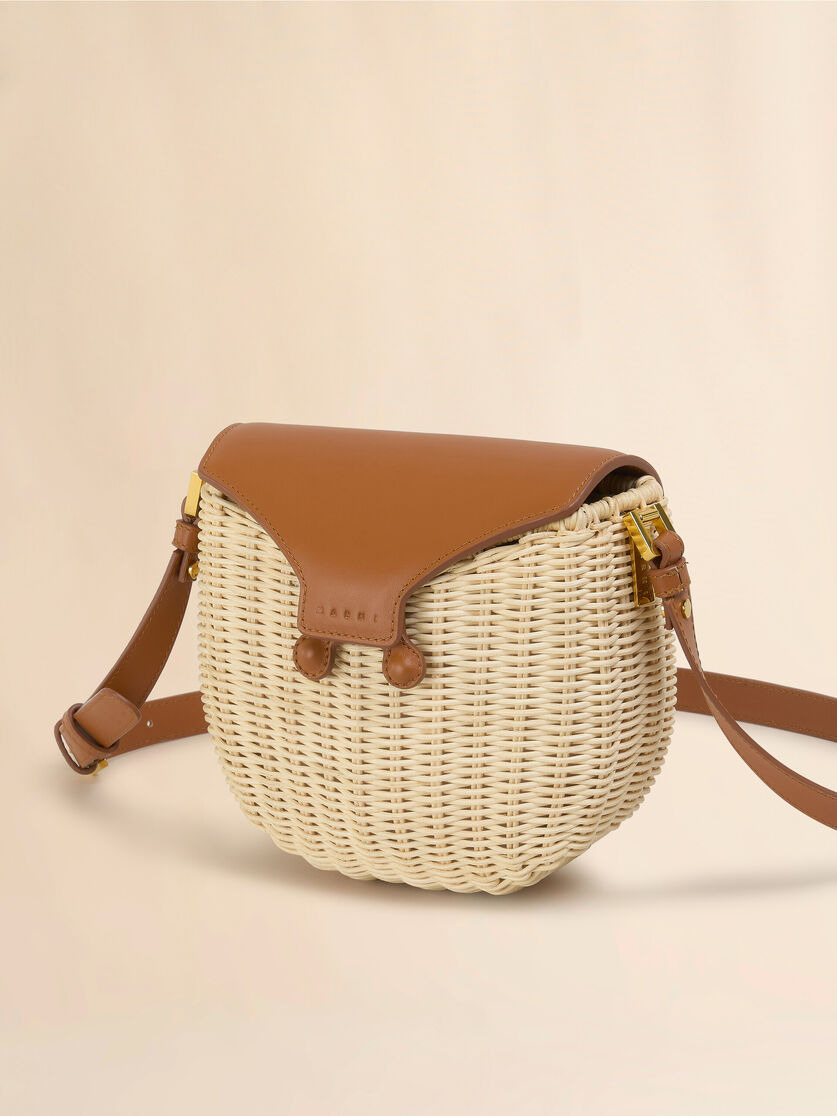 NATURAL RATTAN MIDOLLINO CROSSBODY BAG - 4