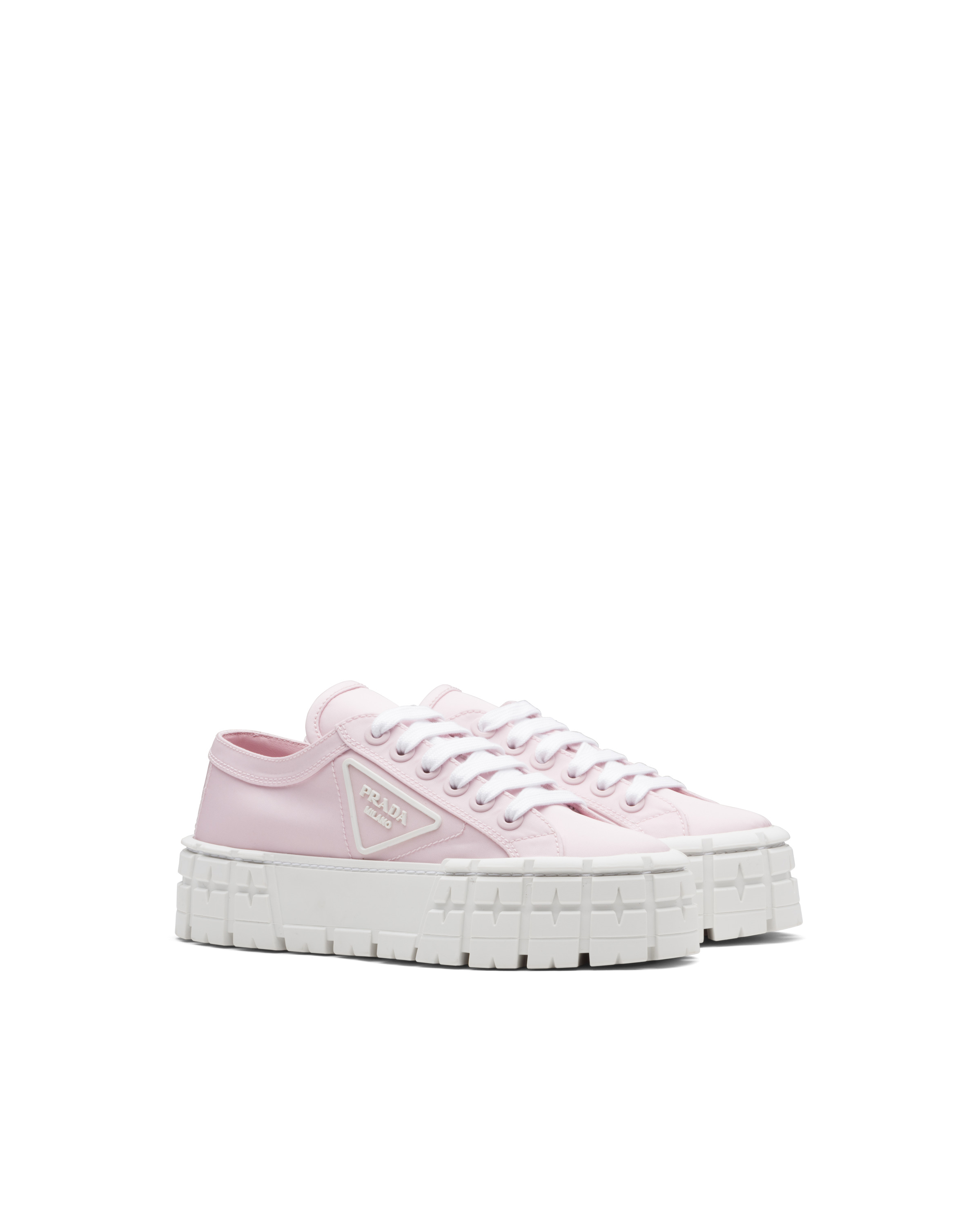 Double Wheel nylon gabardine sneakers - 1
