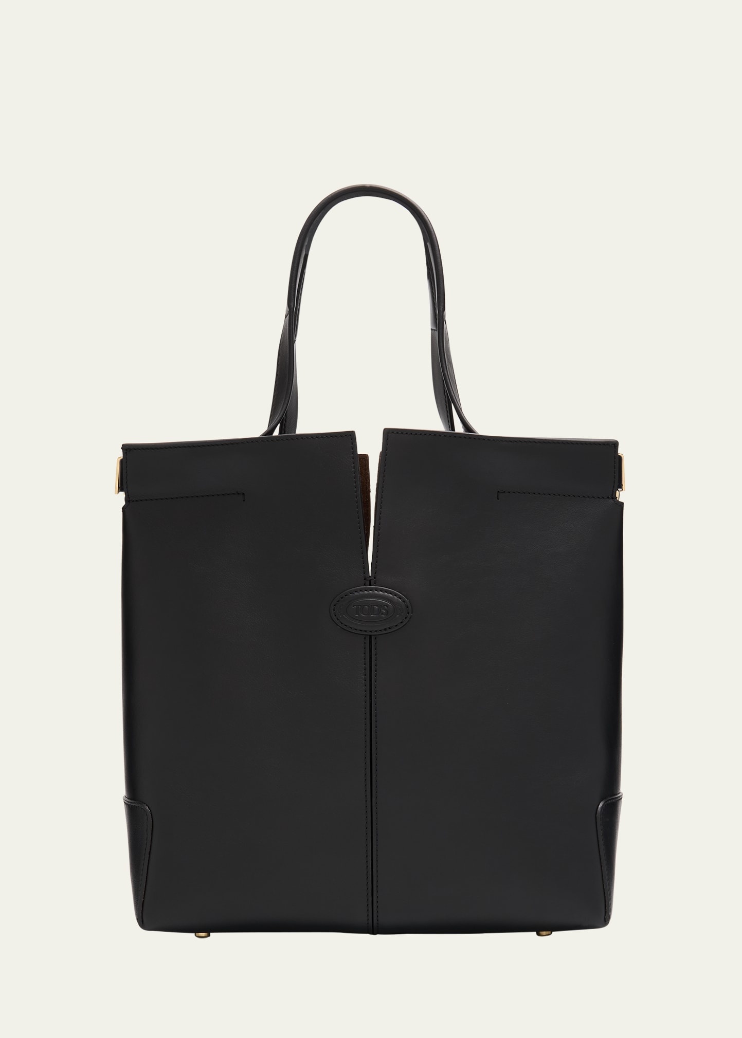 Small Leather Tote Bag - 1