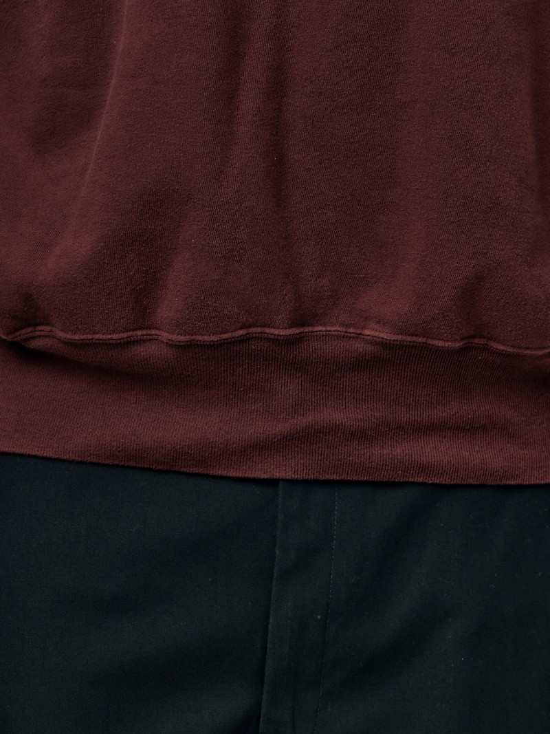 VINTAGE LIGHT WEIGHT SWEATSHIRT (BURGUNDY) (SIS) 6