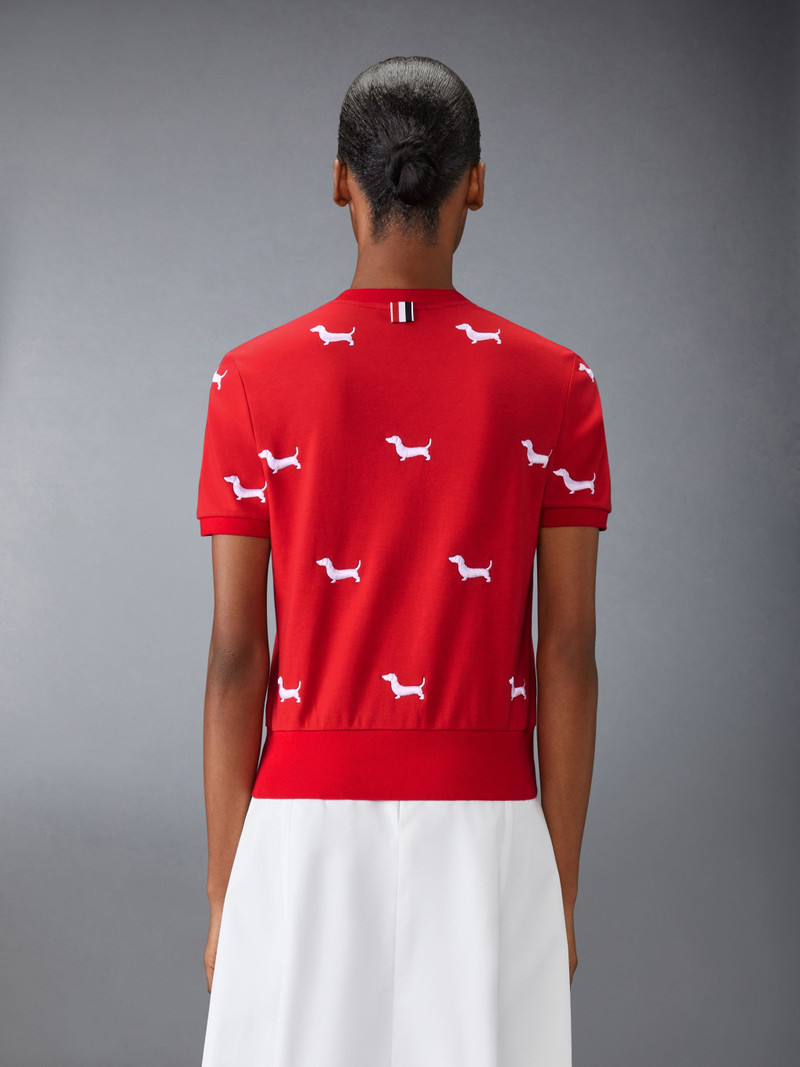 Thom Browne Cotton Milano Short Sleeve Hector Tee outlook