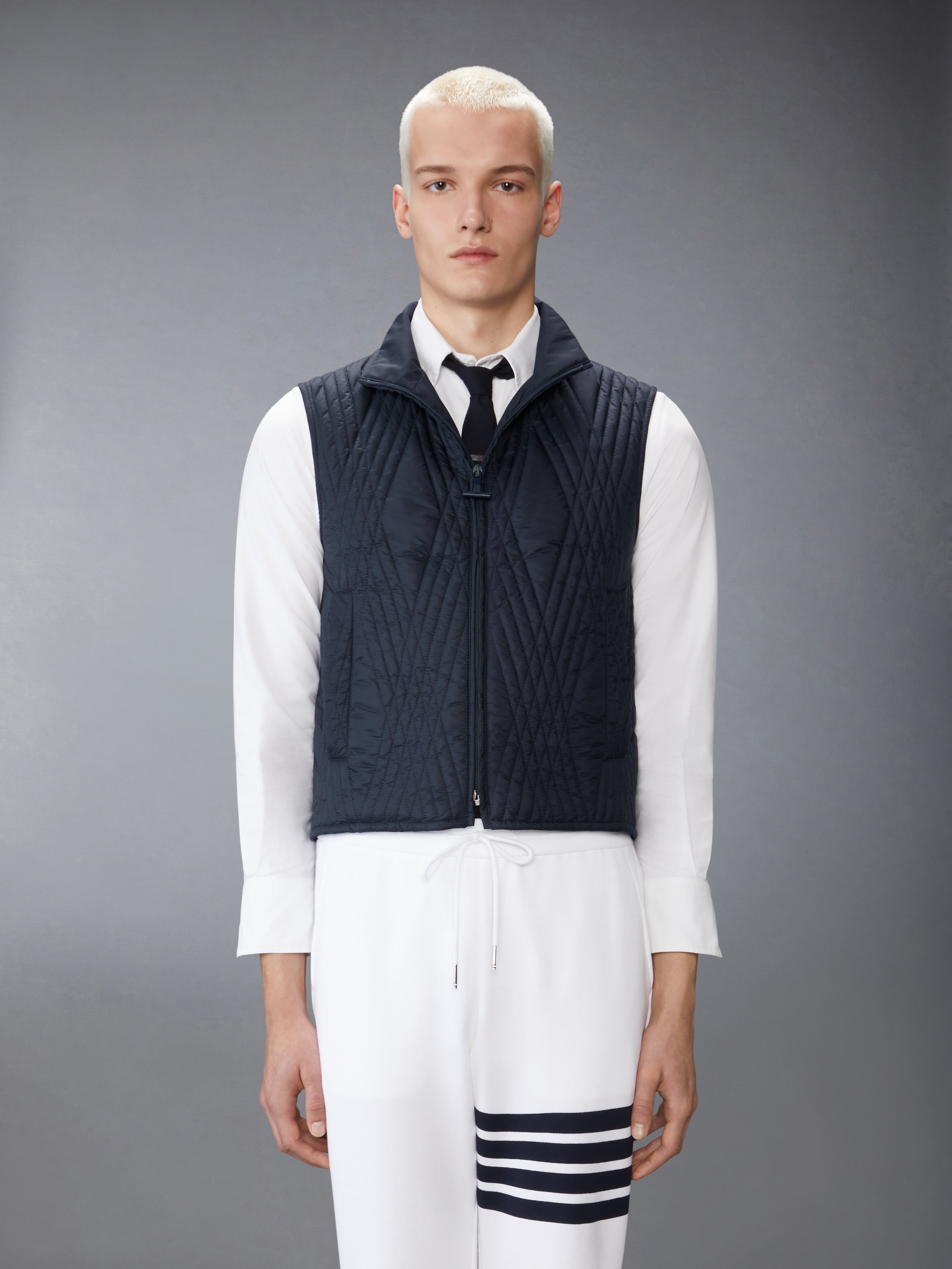 NYLON TECH ECO FILLED QUILTED VEST - 2