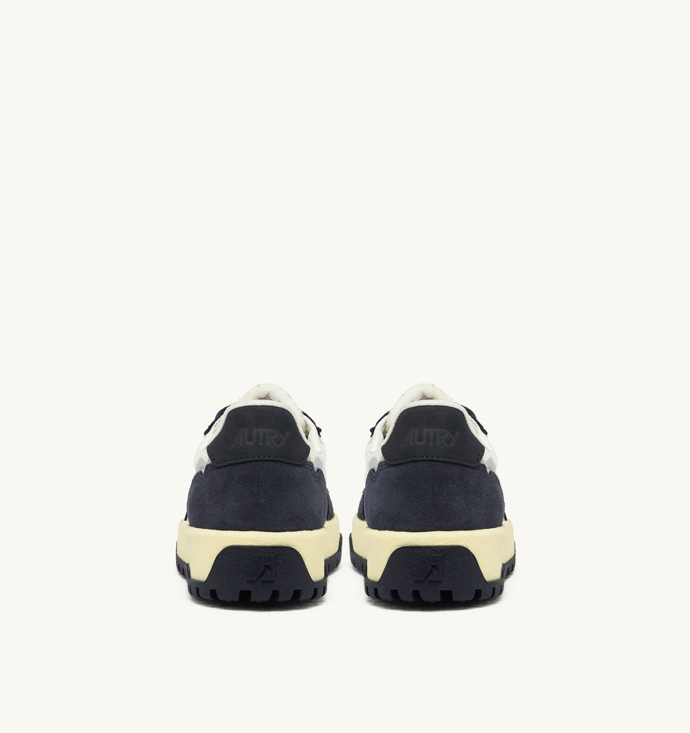WILDPACE LOW SNEAKERS IN MESH AND SUEDE COLOR MARSHMALLOW AND BLUE NIGHT - 3