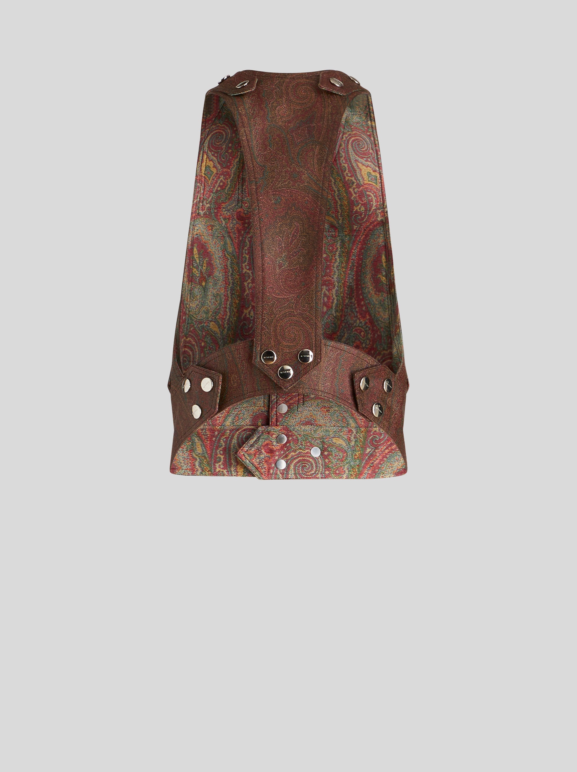 PAISLEY JACQUARD WAISTCOAT - 5