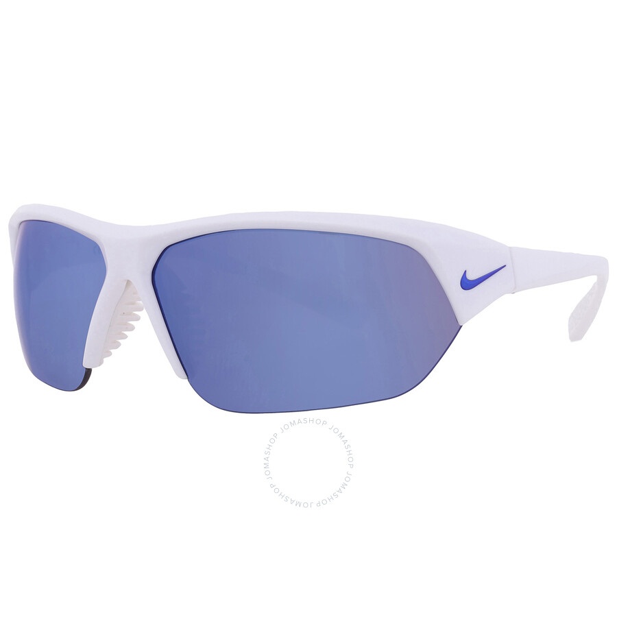 Nike Blue Mirror Wrap Men's Sunglasses NIKE SKYLON ACE FQ4683 104 69 - 2