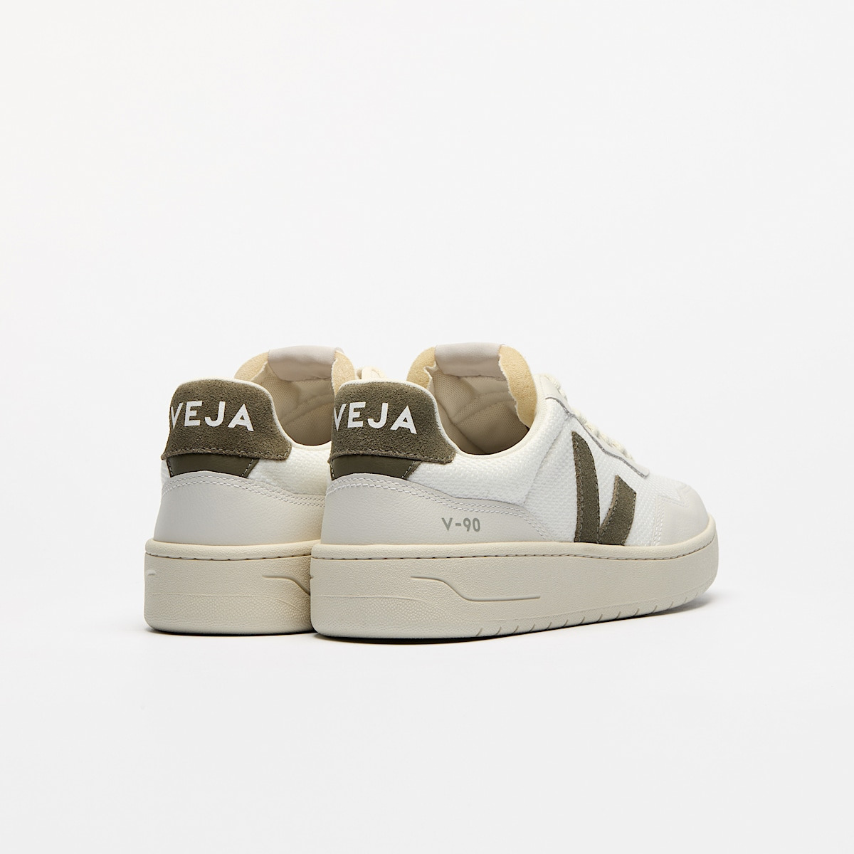 V-90 B-MESH WHITE KAKI - 3