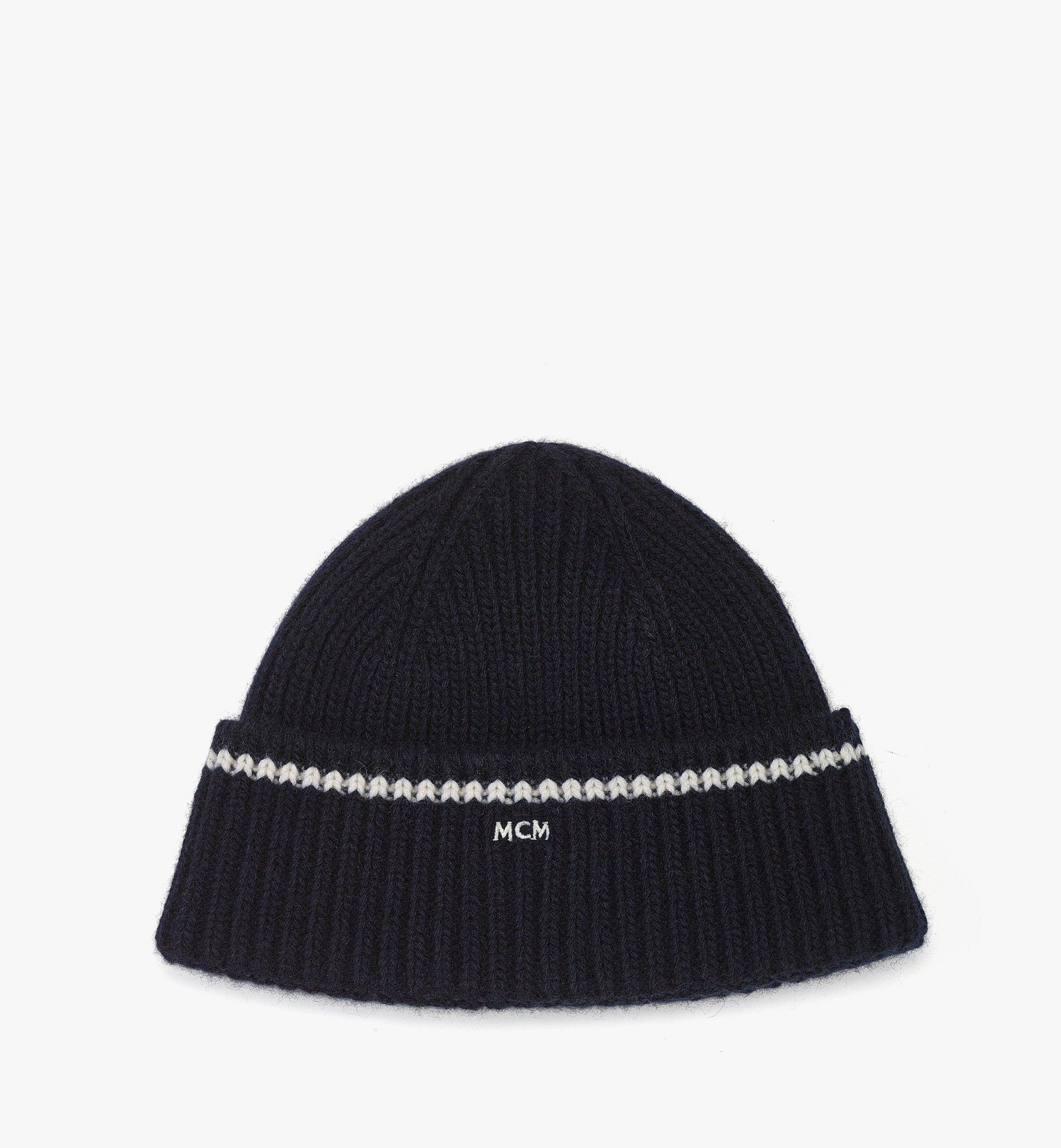 Logo Beanie in Wool and Recycled Cashmere - 2