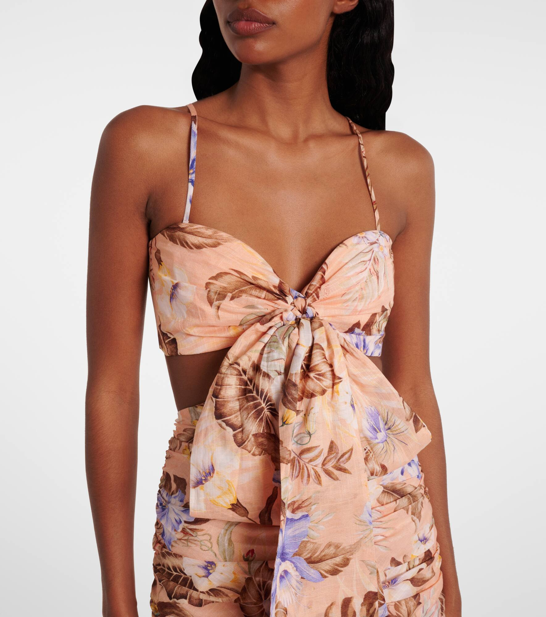 Coco floral cotton minidress - 4
