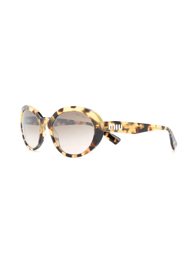 Miu Miu oval shaped sunglasses outlook