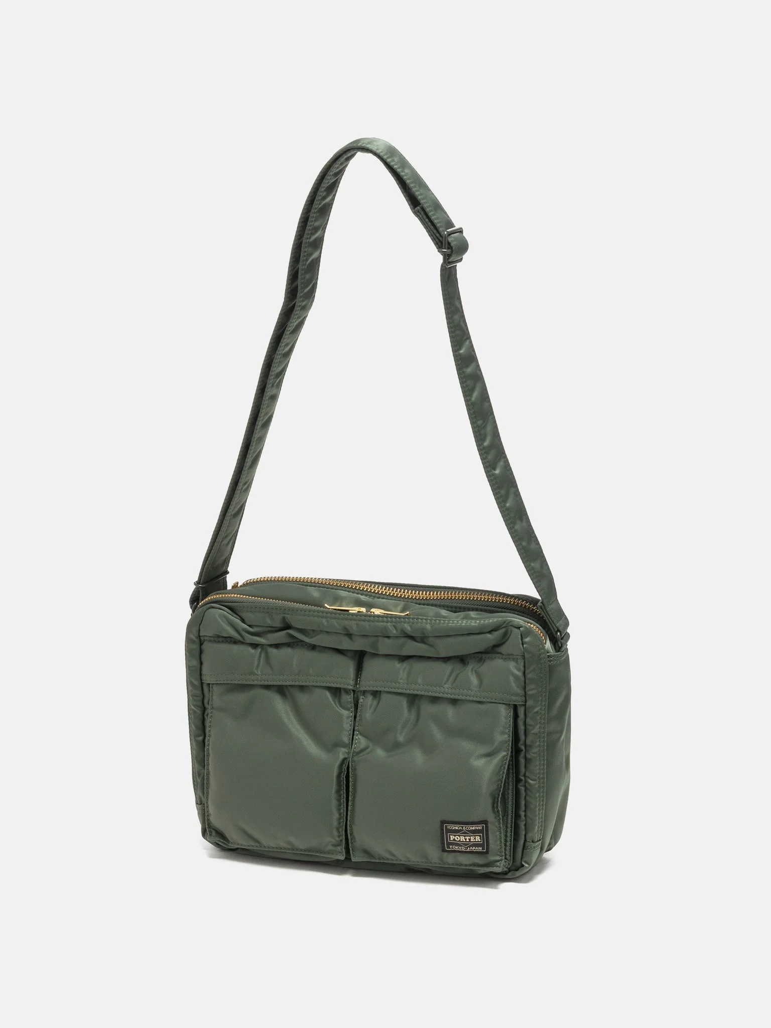 TANKER Sling Bag w/ Zip (L) Sage Green - 1