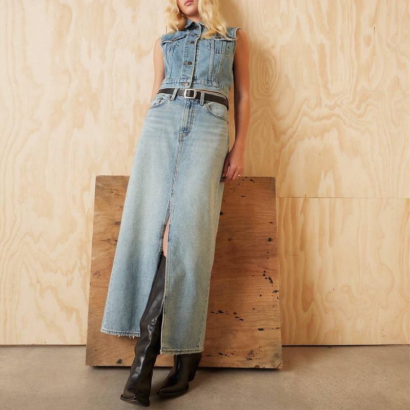 ANKLE COLUMN SKIRT 4