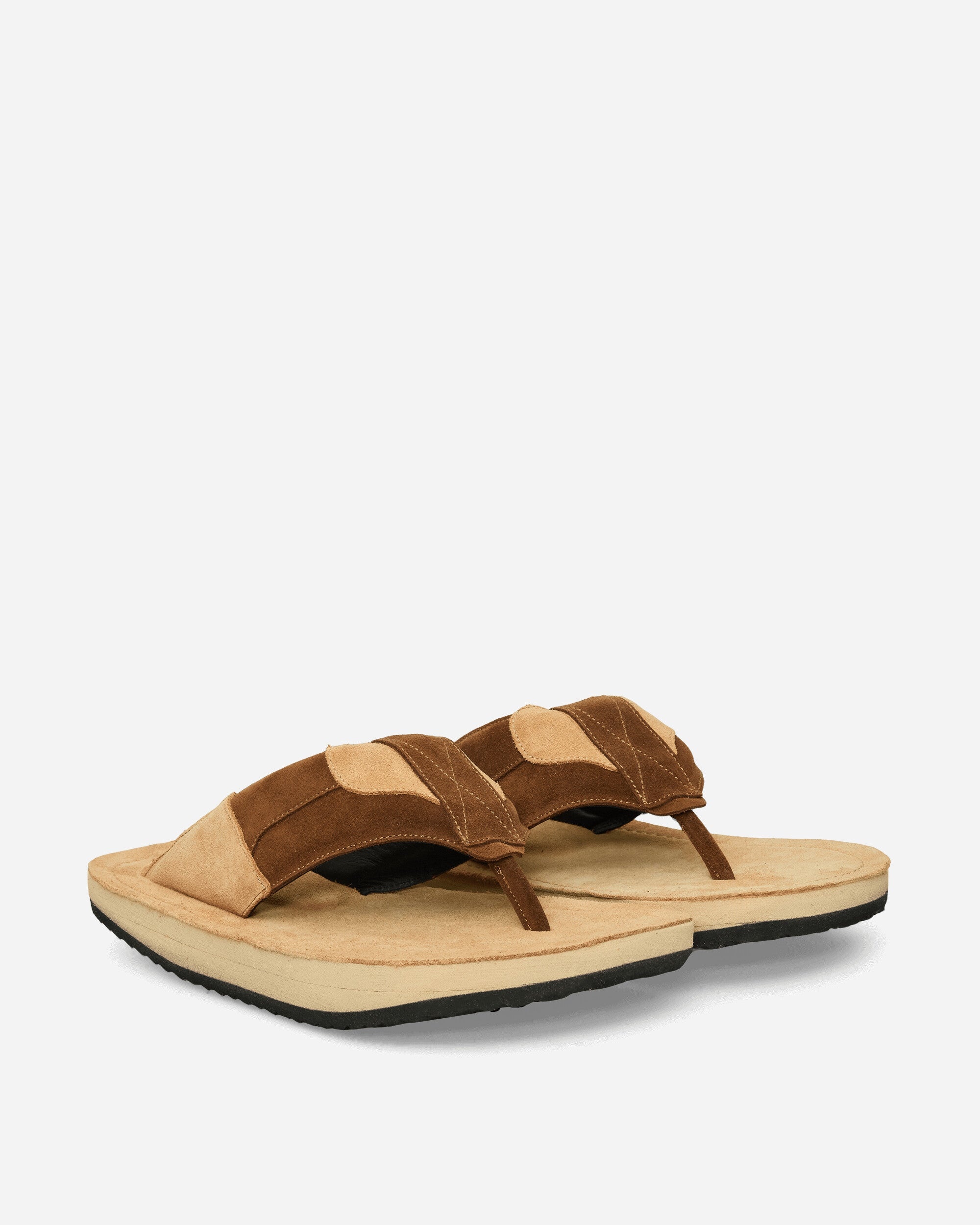 Women's XXL Flip Flops Brown - 2
