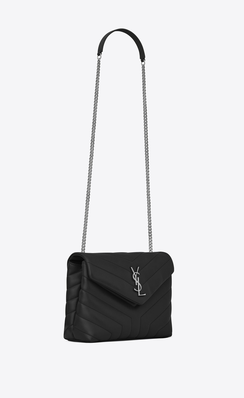 loulou small chain bag in matelassé "y" leather 7