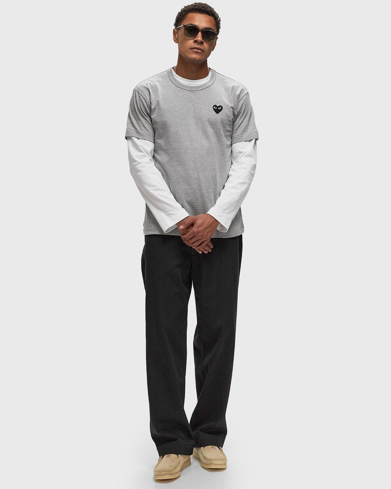 Comme des Garçons PLAY T-SHIRT BLACK EMBLEM KNIT outlook