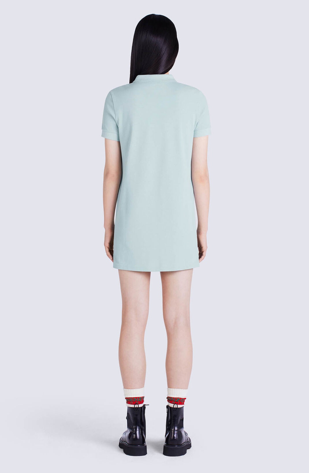 'BOKE FLOWER' crest polo dress - 2