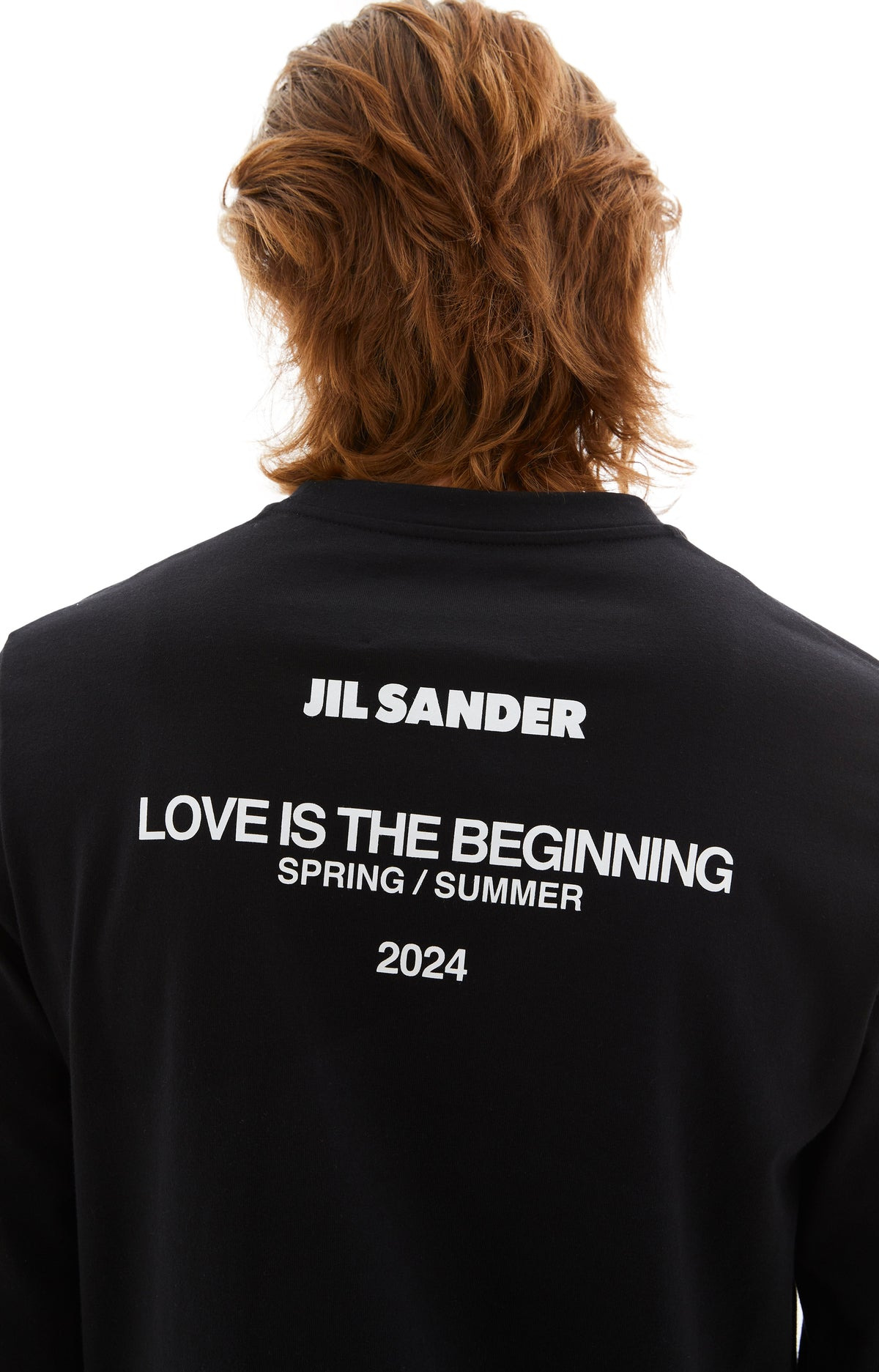 LONG SLEEVED T-SHIRT W/PRINT (BLACK) - 5