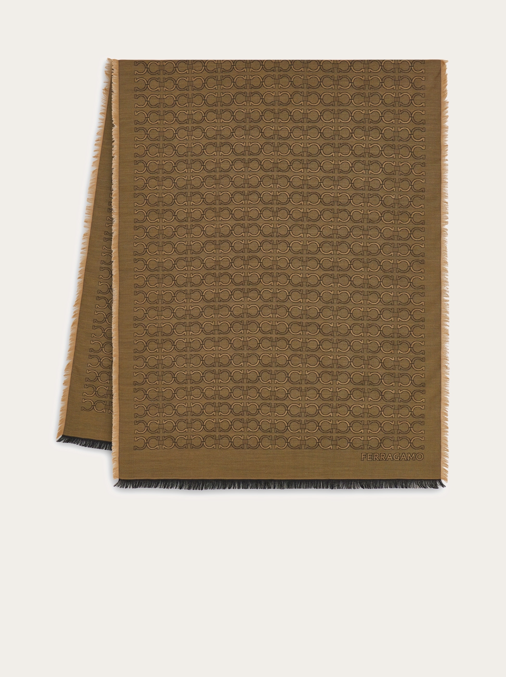 Silk and cashmere stole - 1