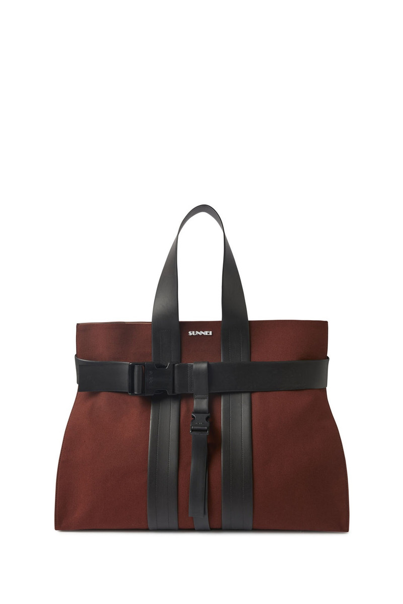 PARALLELEPIPEDO MESSENGER BAG / red wine 1