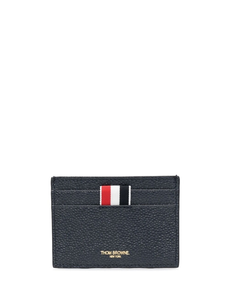 4-Bar stripe leather cardholder 1