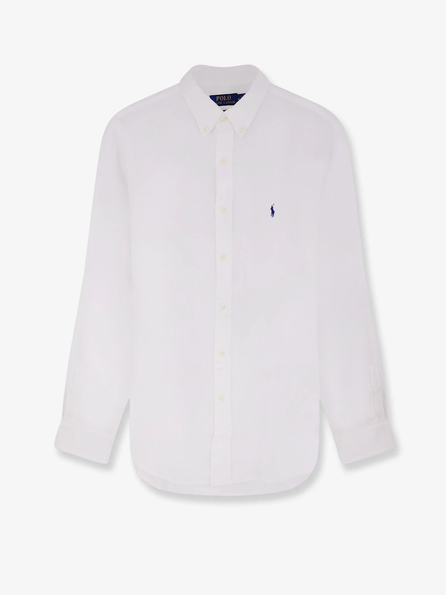 Polo Ralph Lauren Linen Shirt With Embroidered Logo On The Front - 1