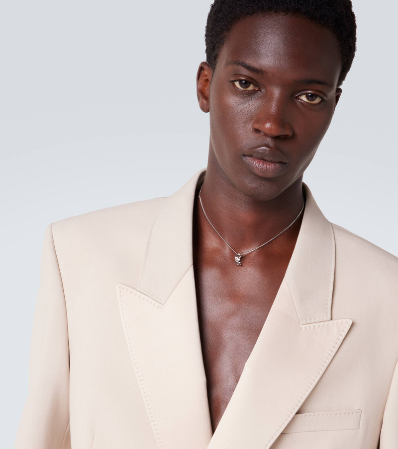 SAINT LAURENT Cassandre pendant necklace outlook