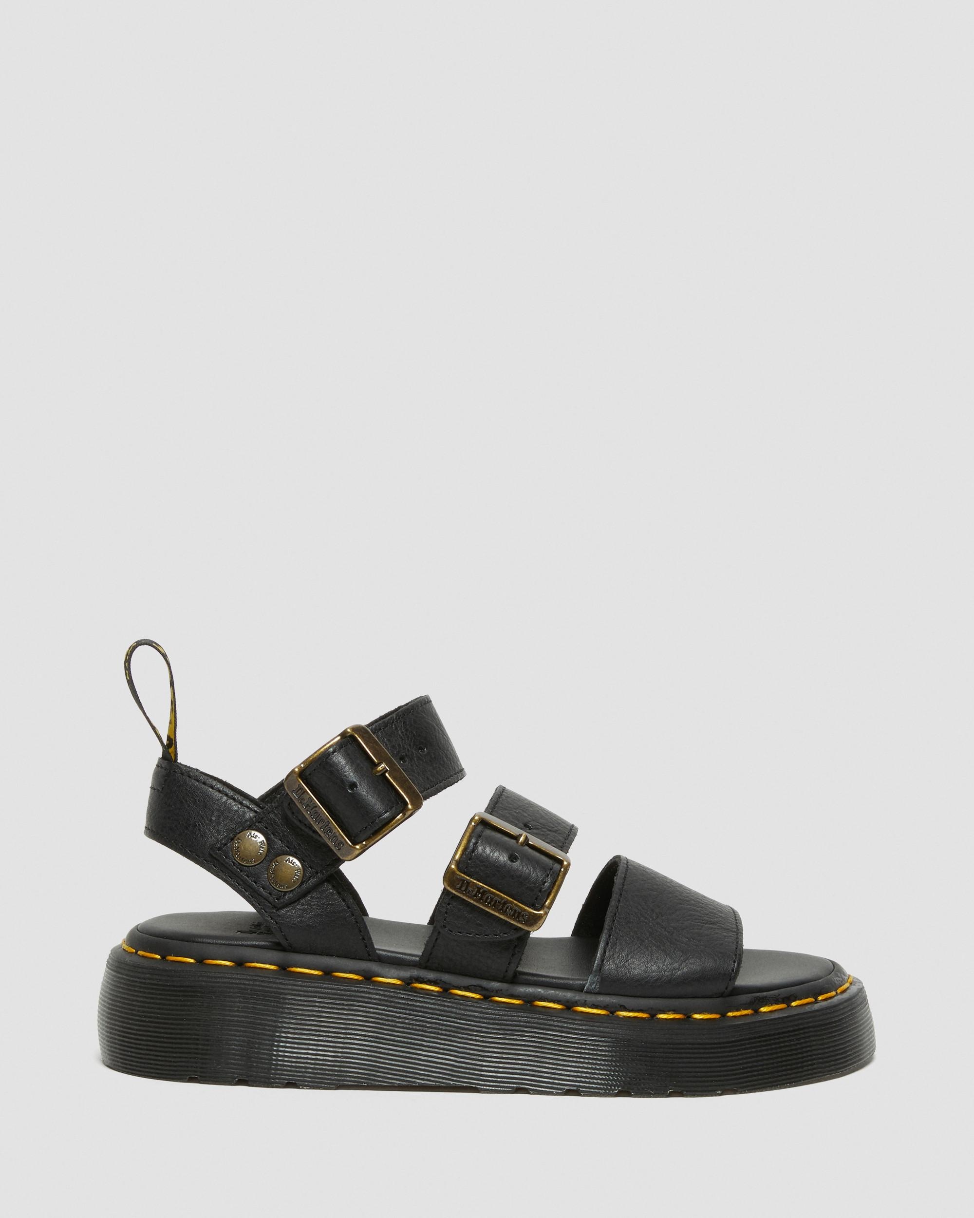 Gryphon Pisa Leather Platform Sandals - 11