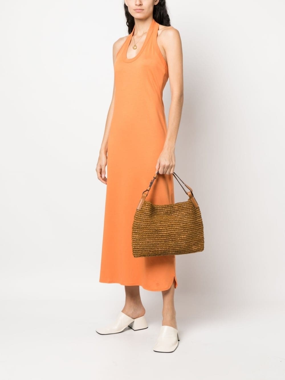 Minetta raffia tote bag - 2