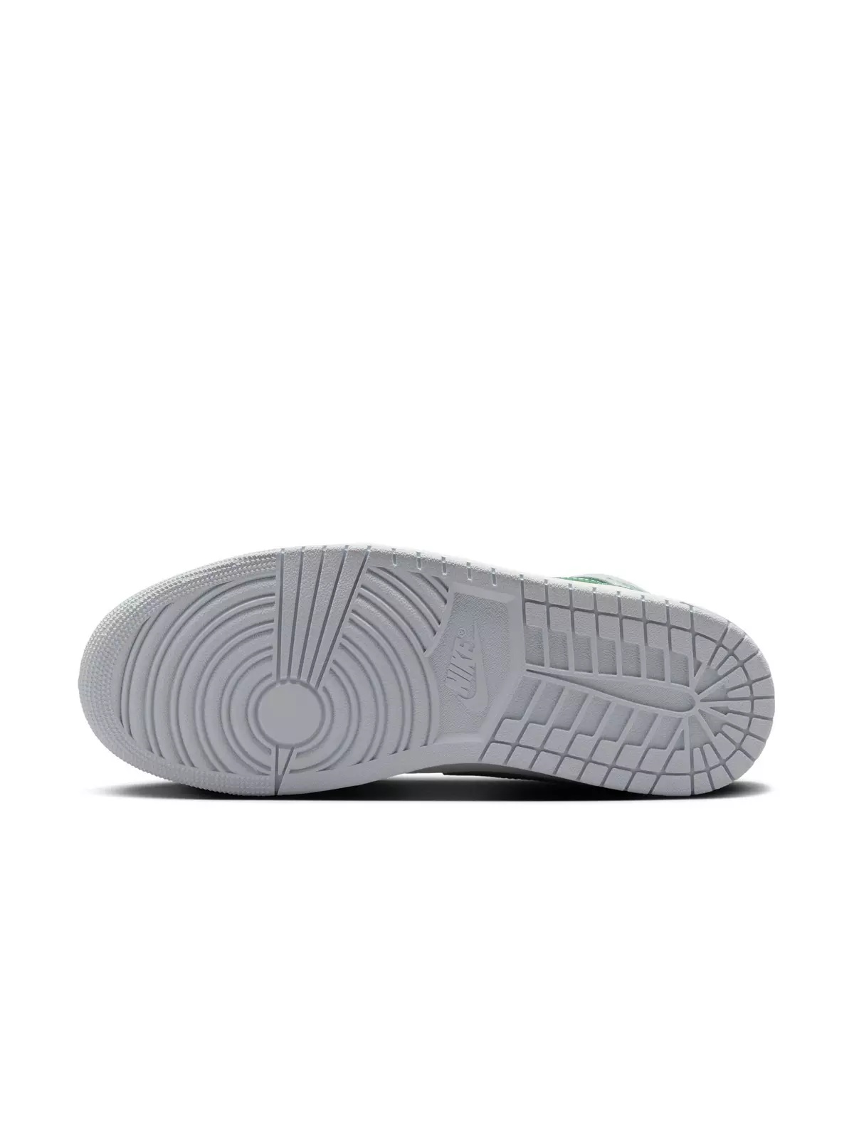 1 Mid "Summit White/Pine Green/Pure Platinum" Men's Shoe - 9