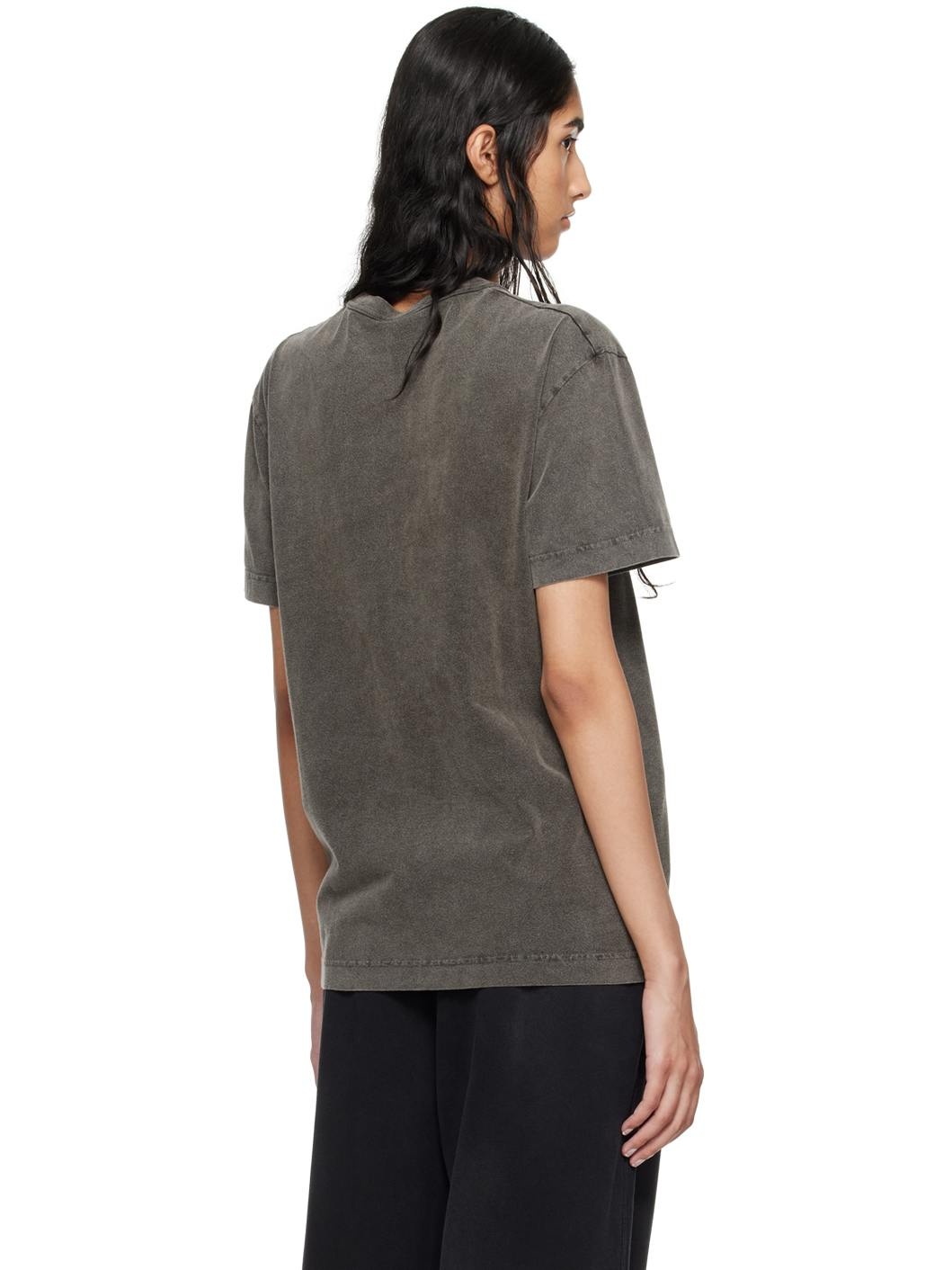 Gray Distressed Skyline T-Shirt - 3