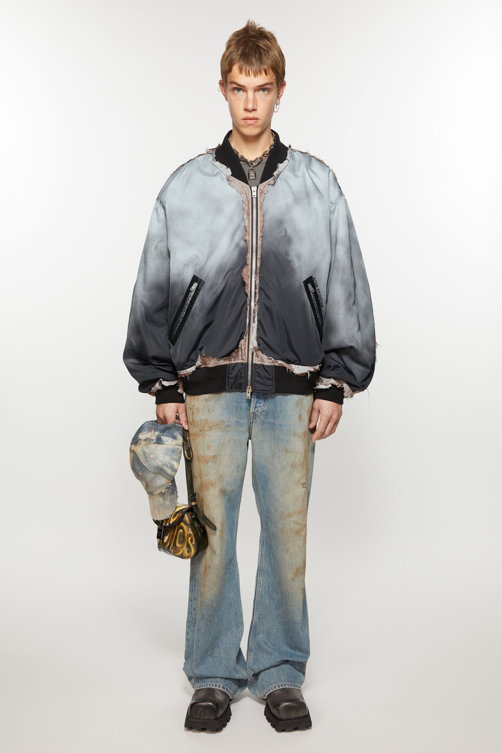 Bomber jacket - Faded black - 2