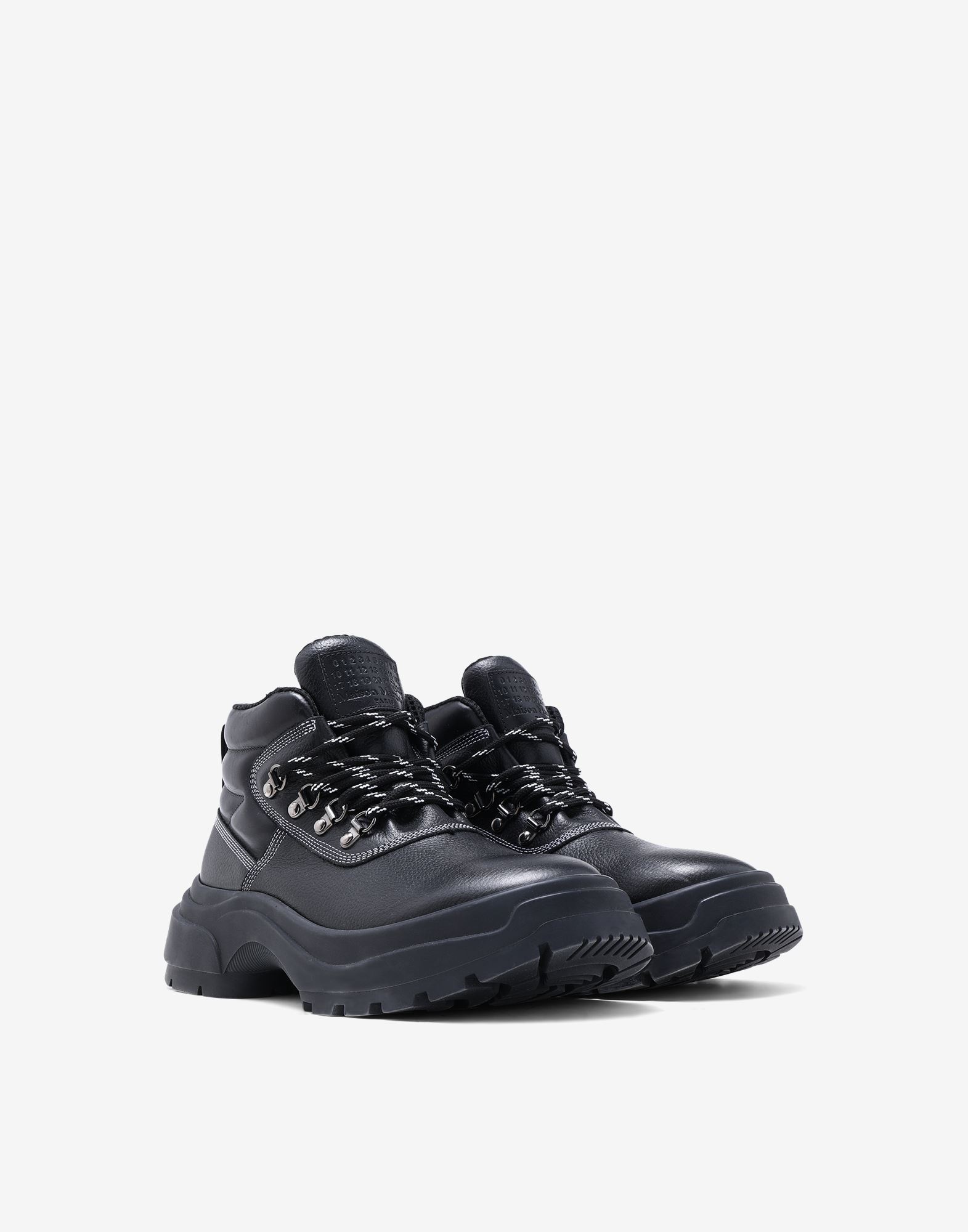 Leather lace-up boots - 2
