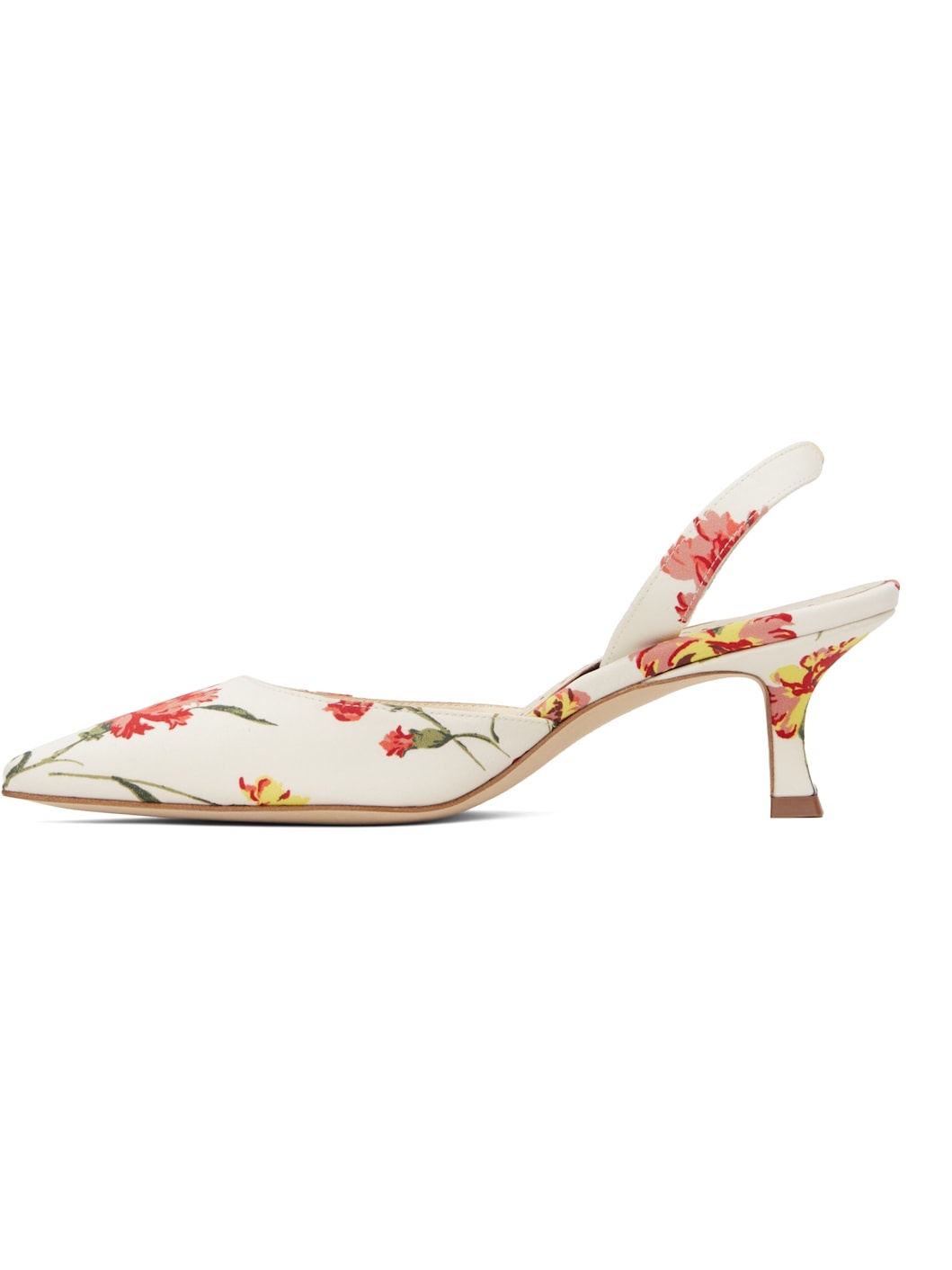 White & Pink Carolyne Heels - 3