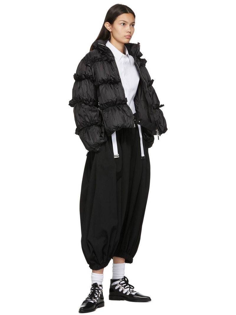 TOGA PULLA SSENSE Exclusive Black Lace-Up Oxfords outlook