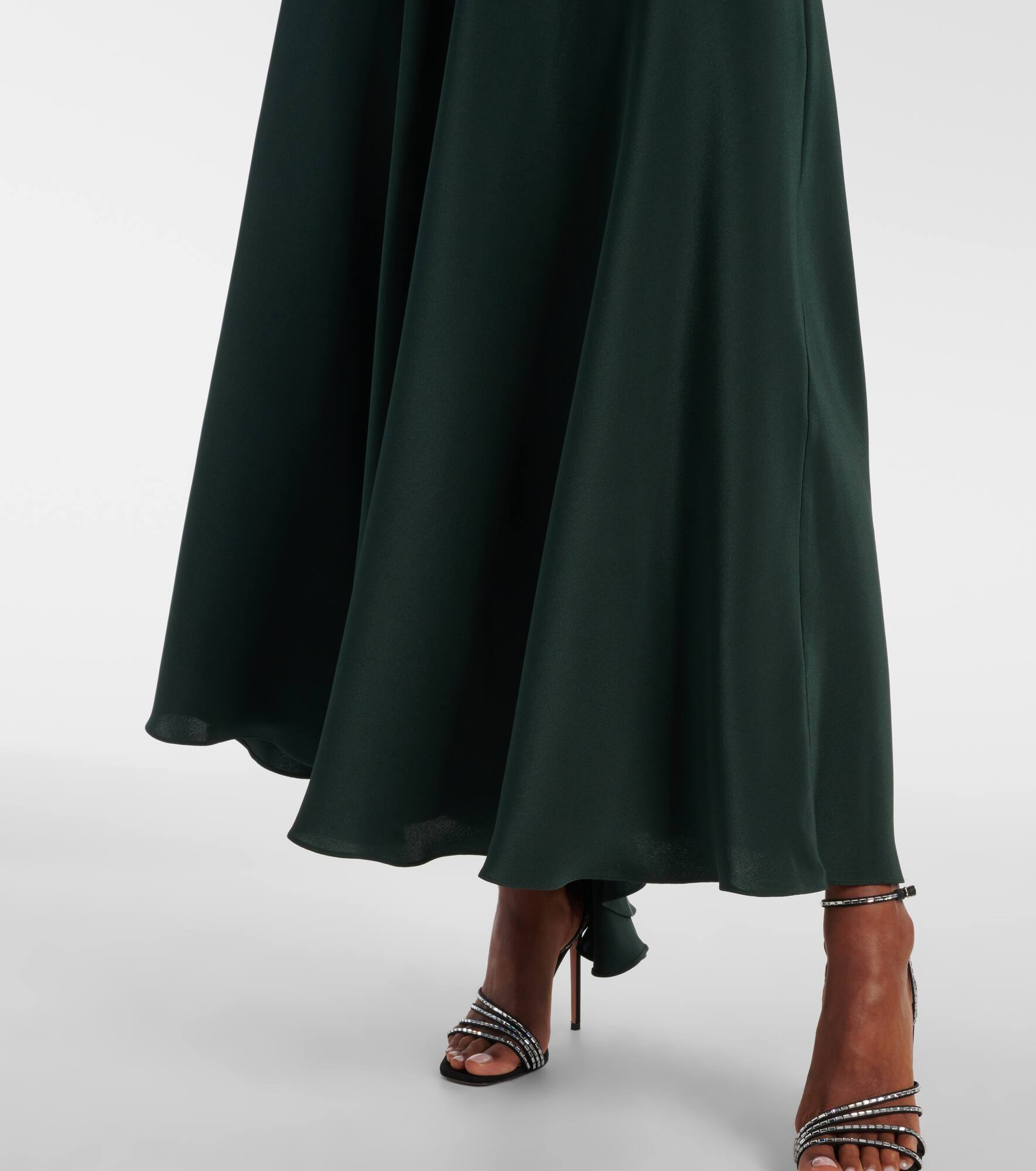 Silk charmeuse cocktail dress - 5