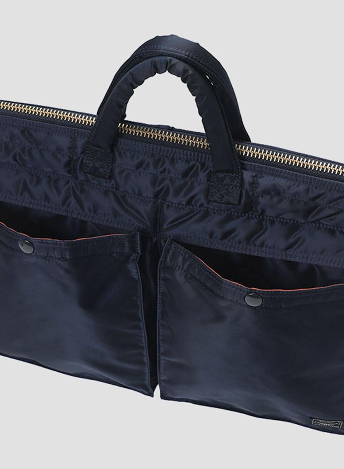 Porter-Yoshida & Co Tanker Short Helmet Bag Large in Iron Blue - 5