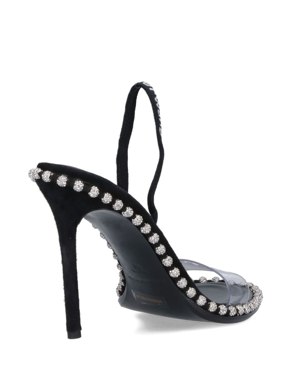 105mm Nova rhinestone-embellished heeled pumps - 3