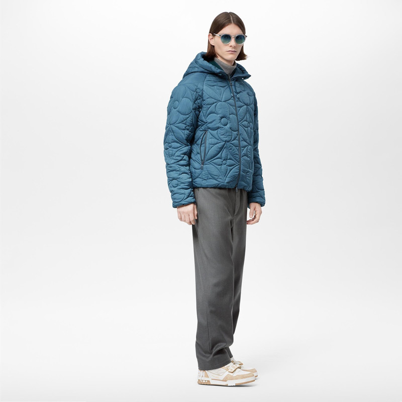 Louis Vuitton LVSE Flower Quilted Hoodie Jacket outlook