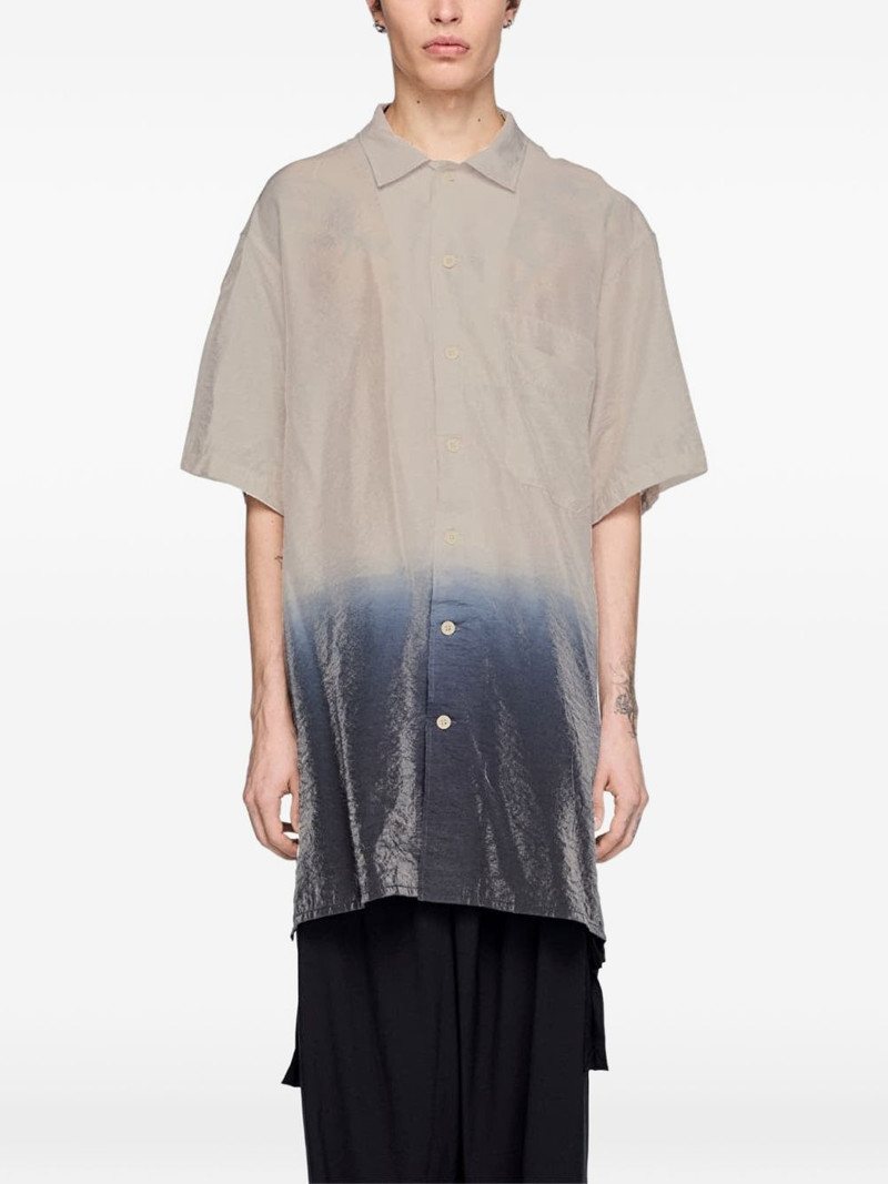 dip-dye short-sleeve shirt 1