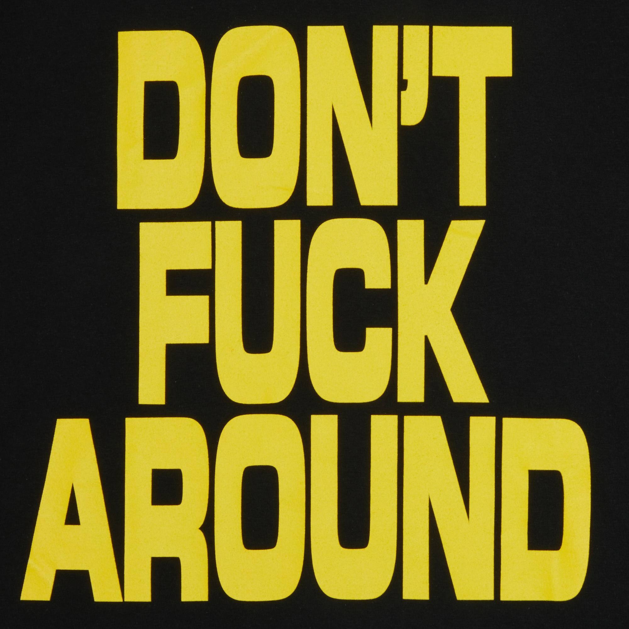 Supreme Don't Fuck Around Tee 'Black' - 3