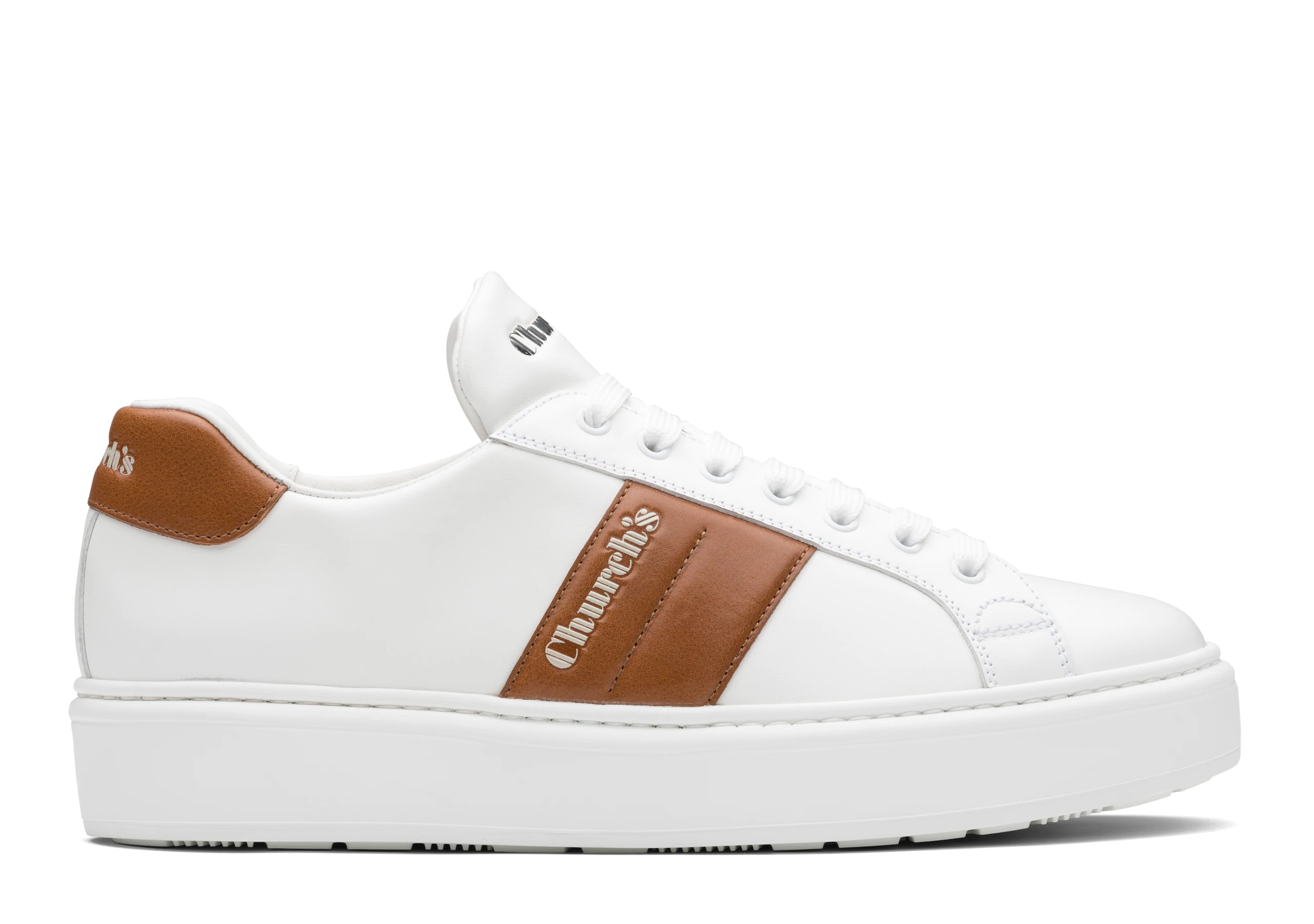 Mach 3
Calf Leather Classic Sneaker White/oak - 1