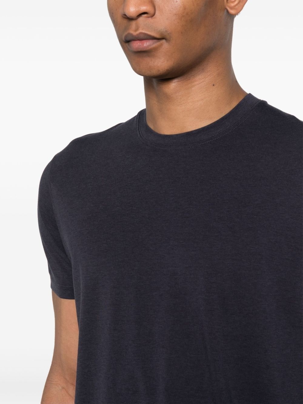 logo-embroidered T-shirt - 5